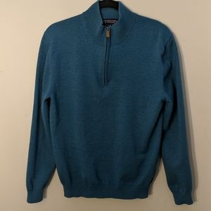 Roundtree & Yorke Quarter Zip Pullover Sweater
